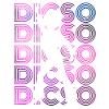 Disco music dancing