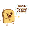 Zombie Toast: Nuss-Nougat-Creme