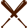 Baseball bat double cross 22042
