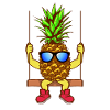 Pineapple Swing Cool Sunglasses Gift