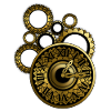 Clock with clockwork