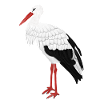 jz.birds stork bird design