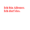 Albaner Geschenk Albanien Idee