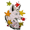 White fox kitsune
