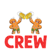 Gingerbread man christmas drinking