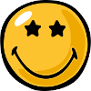 Smiley star eyes