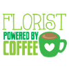 Blumengeschäft mit Kaffee