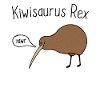 Kiwi bird Kiwisaurus Rex