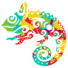 Chameleon Maori stil stam tatuering gåva idé