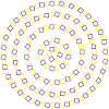 Optical illusion spiral