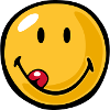 Smiley little lick