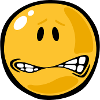 Smiley fear stressed