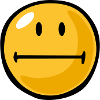 Smiley tight lipped