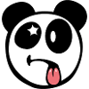 Smiley kawaii Panda