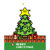 Joyeux Noël Gamer Pixel Sapin