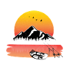 Fishing Sunset Rod Pod