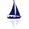 Segelboot Spiegelung