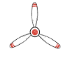Vol d'avions à hélices