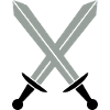 Crossed swords