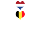 Belgique et Pays-Bas 100% brillant