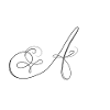 A, letter, letter A