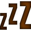 Smiley Sleeping 'ZZZ'