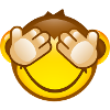 Smiley Monkey No Seeing
