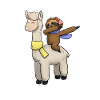 Lama sloth Christmas present