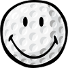 Smiley Golf Ball