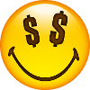 Smiley Dollar Signs