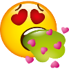 Smiley Glossy Barf Love