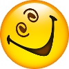 Smiley Glossy Crazy Happy