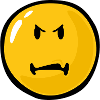 Smiley Anger Scorn