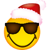 Smiley Glossy Sunglasses Christmas