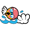 Smiley Swimming