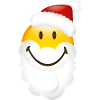 Smiley Glossy Santa