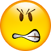 Smiley Glossy Angry