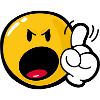Smiley Anger Cross