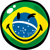 Smiley Flag Brazil