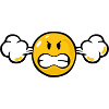 Smiley Anger Fuming