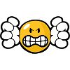 Smiley Anger Unforgiving