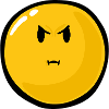 Smiley Anger Bitter