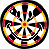 Smiley Dart Board