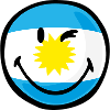 Smiley Flag Argentina