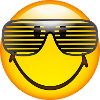 Smiley Stripy Sunglasses