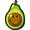 Smiley Avocado Pear