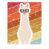 Retro alpaca