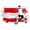 Soccer - Fußball - Austria Flag
