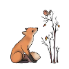 Renard et robin