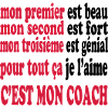 Mon coach est beau